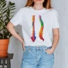 T-shirt Unisexe Colonne Vertébrale - Aquarelle