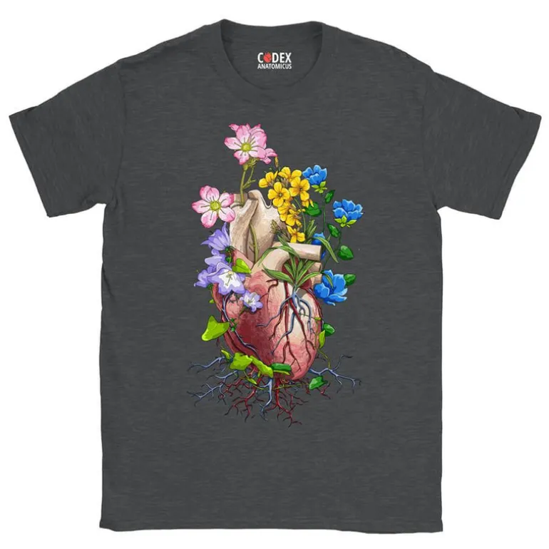 T-shirt Unisexe Cœur - Floral
