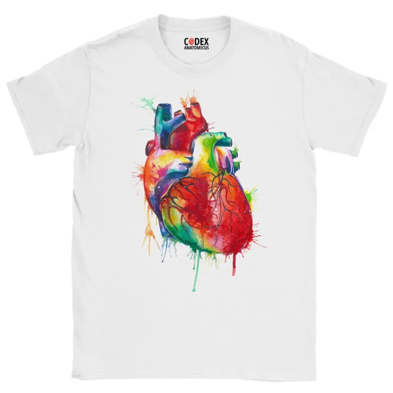 T-shirt Unisexe Cœur II - Aquarelle
