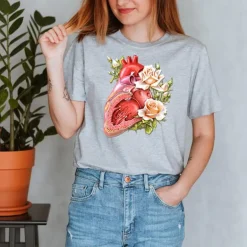 T-shirt Unisexe Cœur II - Floral