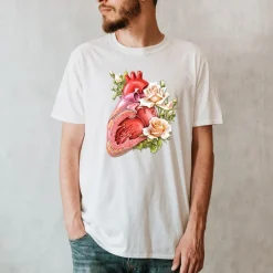 T-shirt Unisexe Cœur II - Floral