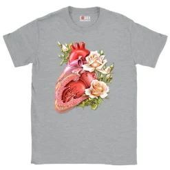 T-shirt Unisexe Cœur II - Floral