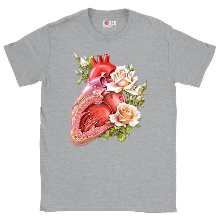 T-shirt Unisexe Cœur II - Floral