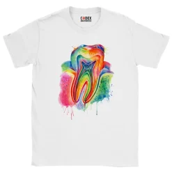 T-shirt Unisexe de Dent - Aquarelle