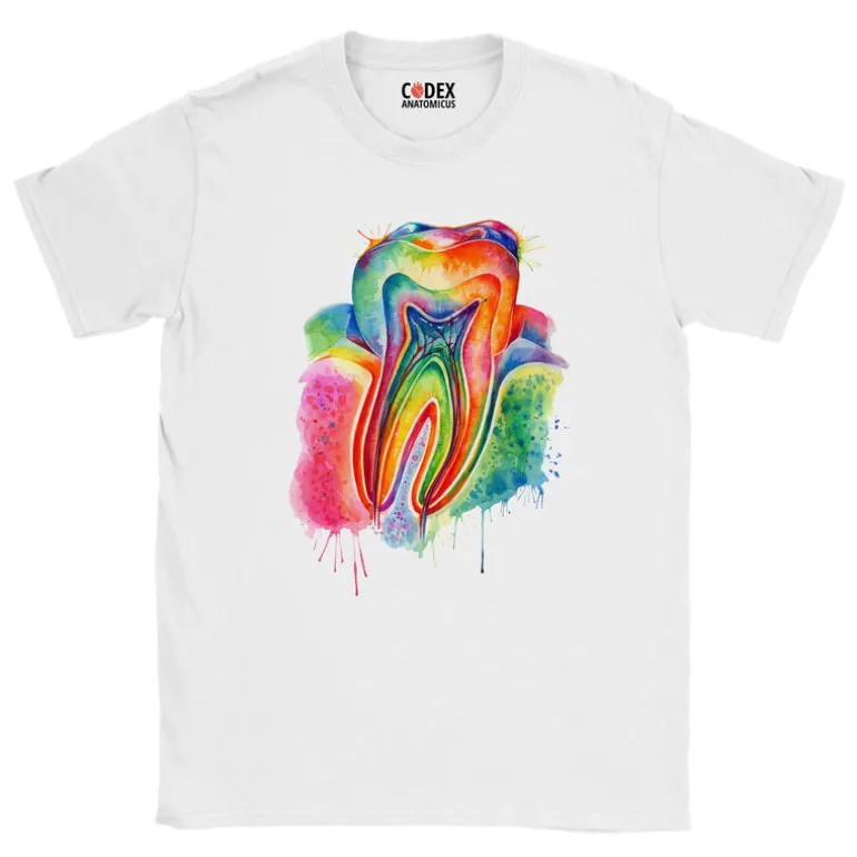 T-shirt Unisexe de Dent - Aquarelle