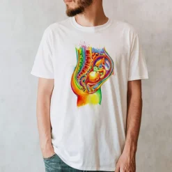 T-shirt Unisexe Fœtus - Aquarelle