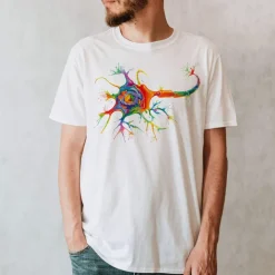 T-shirt Unisexe Neuron - Aquarelle