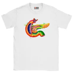 T-shirt Unisexe Pancréas - Aquarelle