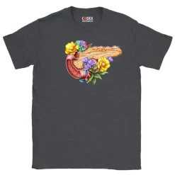 T-shirt Unisexe Pancréas - Floral