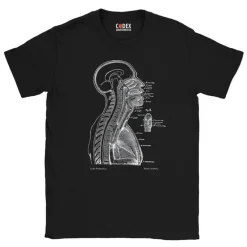 T-shirt Unisexe Section de Tête - Chalkboard