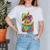 T-shirt Unisexe Système Digestif - Aquarelle