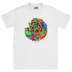 T-shirt Unisexe Virus - Aquarelle
